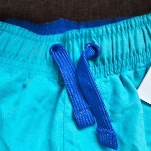 Calvin Klein Big Boys Caspian Blue Logo Stripe Swimwear Board Shorts Size 8 - Picture 3 of 10